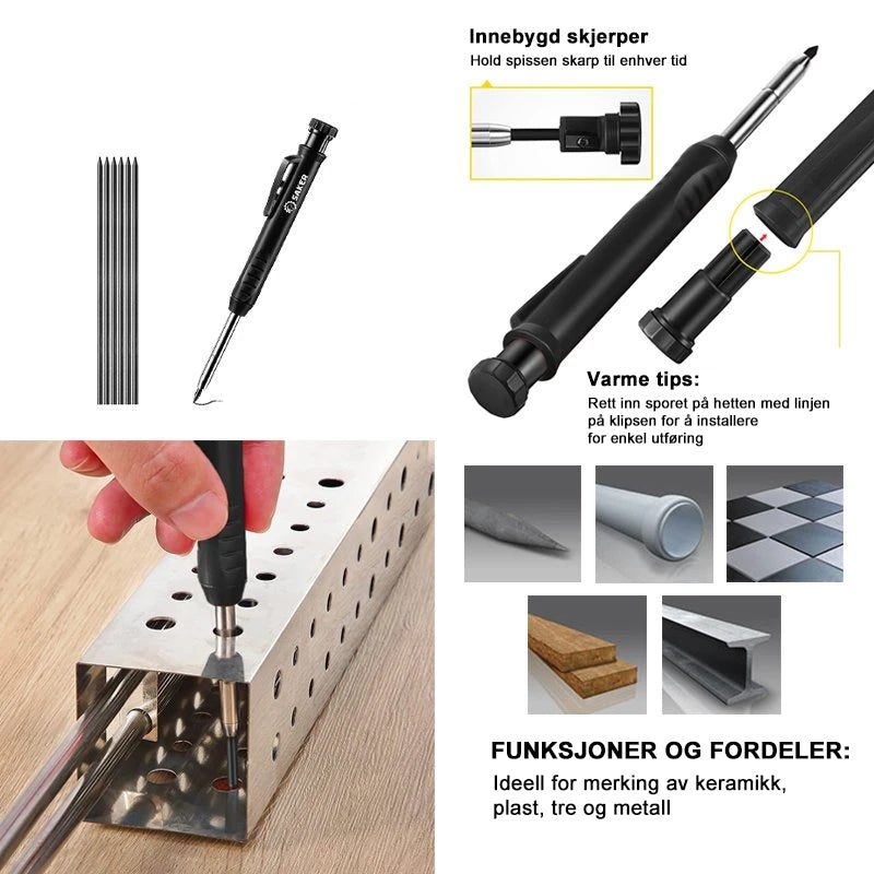 Multi-function construction pencil