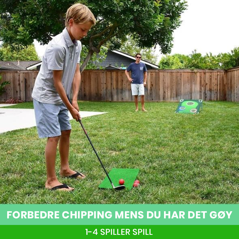 Bærbart utendørs golfspillsett