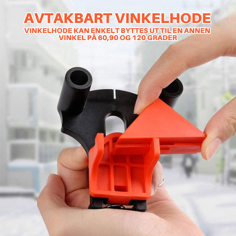 Tømrers rett vinkelklemme sett