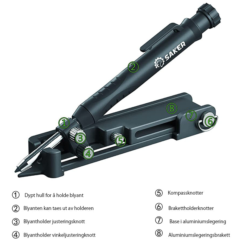 Multi-function construction pencil